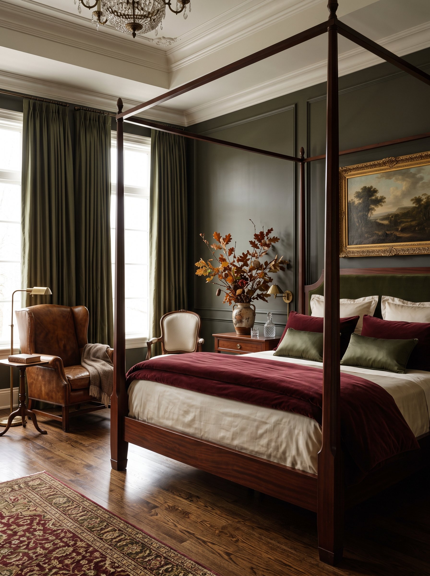 Dark Academia Fall Decor Bedroom