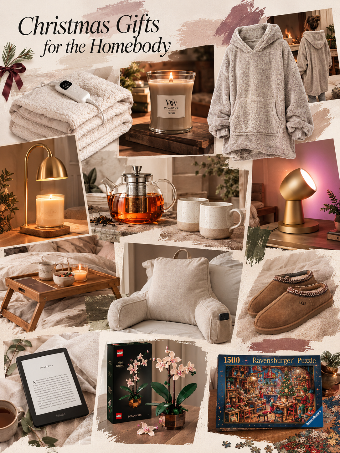 Christmas Gifts for Homebodies Collage Amazon Finds