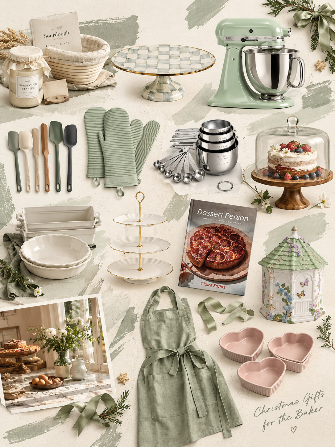 Collage showing Amazon Finds Christmas Gifts for Bakers