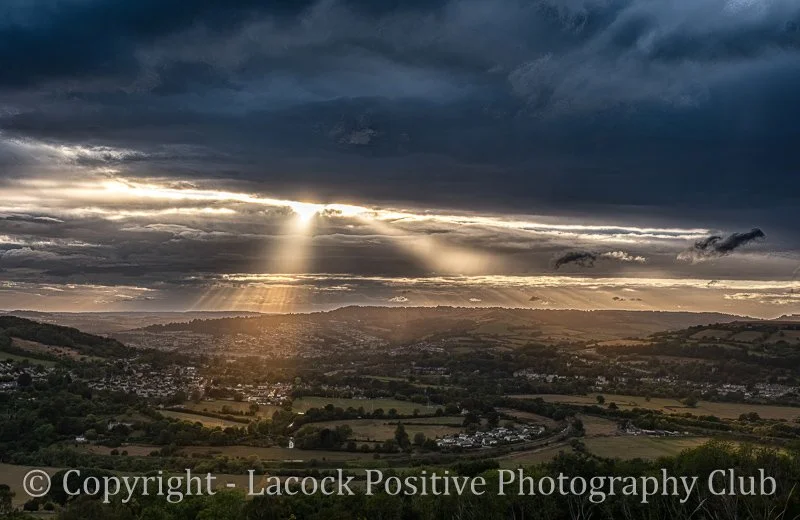 Craig - Crepuscular Rays over Bath from Browns Folly.jpg
