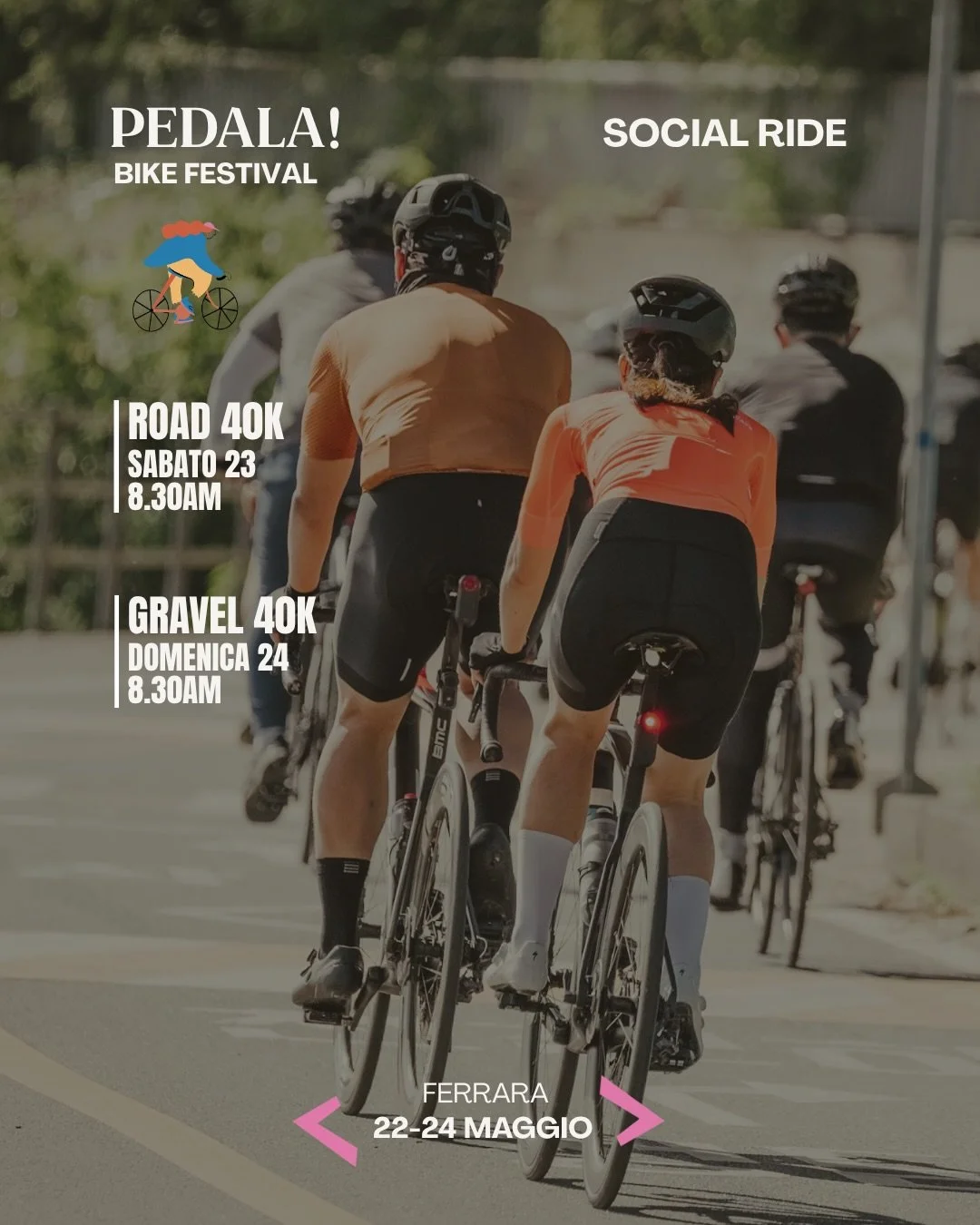 Ci siamo! Sono pronti i due itinerari per goderci il territorio insieme, senza l&rsquo;ansia del cronometro ma con tanta voglia di fare strada.

Ritrovo: ore 8:30 in Piazza
Partenza: ore 9:00 (puntuali!)
Al rientro: ci godiamo insieme i talk del fest