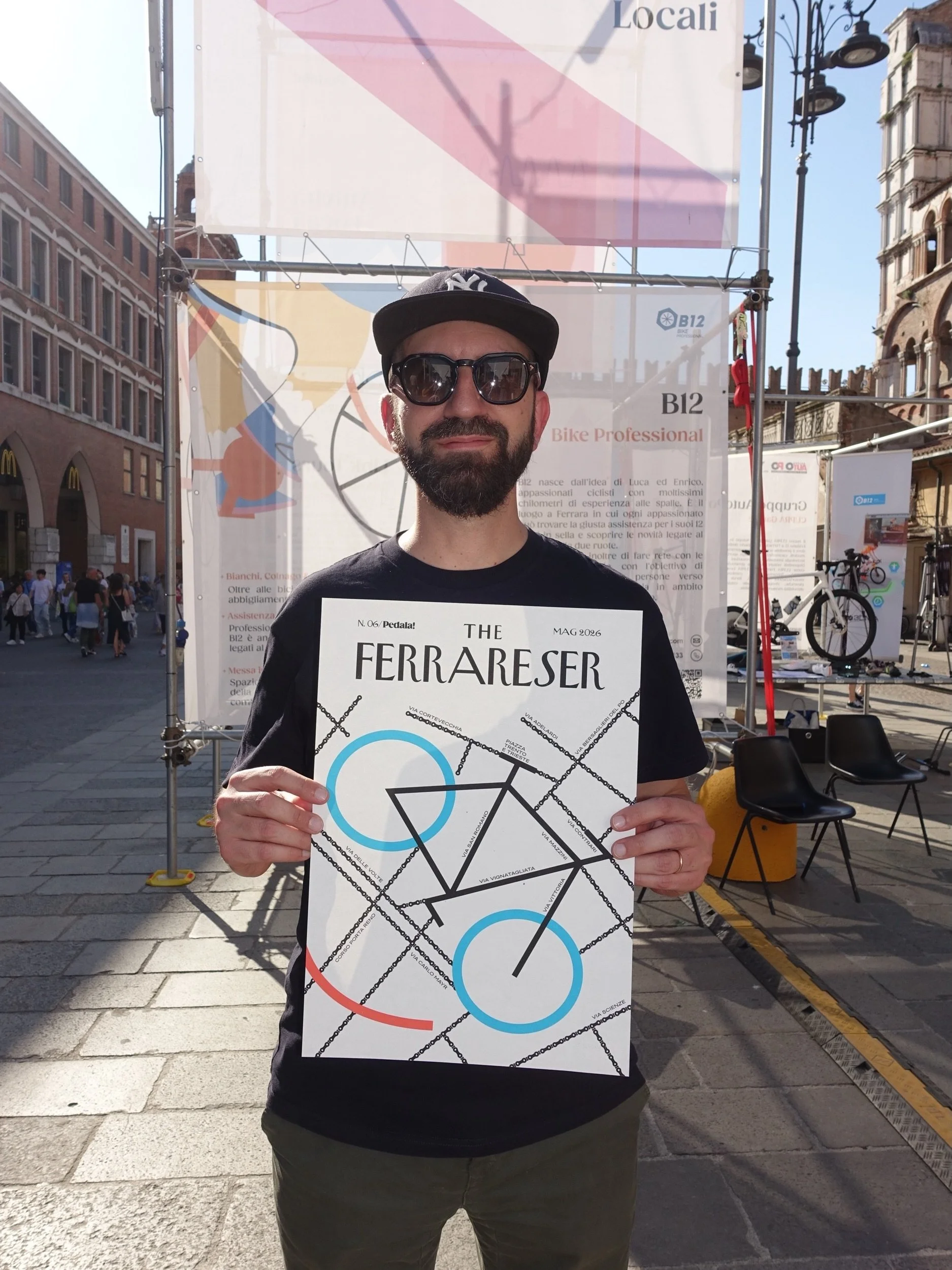 Tra i ricordi che ci lascia la prima edizione di @pedalabikefestival c&rsquo;&egrave; la collaborazione con 15 illustratori locali del team @theferrareser che hanno realizzato altrettante illustrazioni ad-hoc per il festival e presentato alcune opere