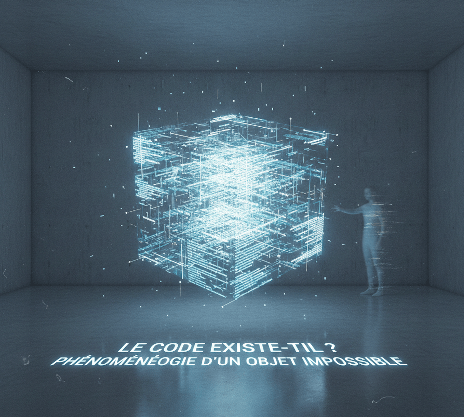 Le code existe-t-il ? Phénoménologie d'un objet impossible