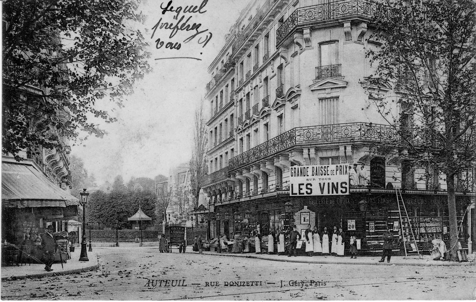 Trois rues, trois siècles : topophilie d'un quartier d'Auteuil
