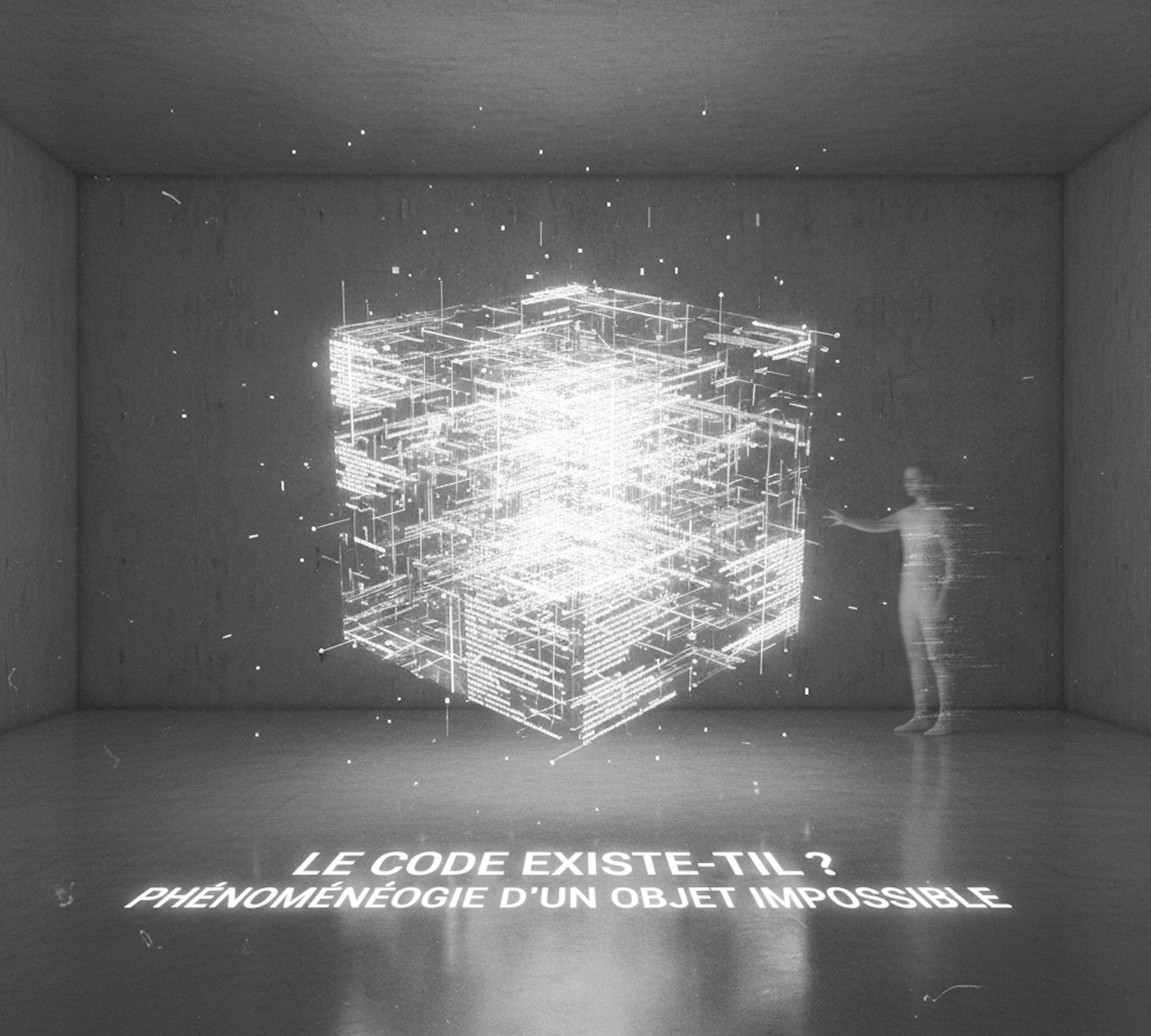 Le code existe-t-il ? Phénoménologie d'un objet impossible