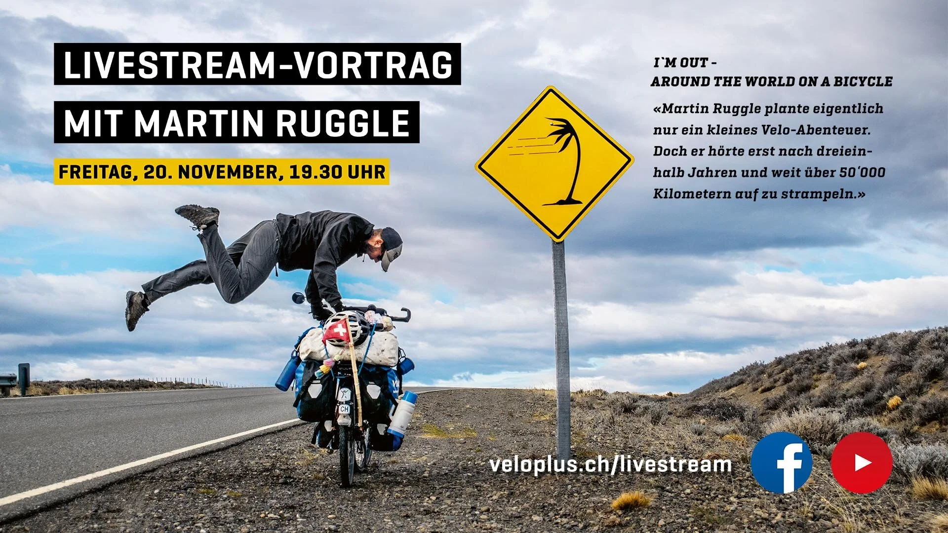 Veloplus: Live-Stream Vortrag Martin Ruggle