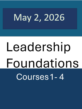 May 2, 2026 Leadership Foundations