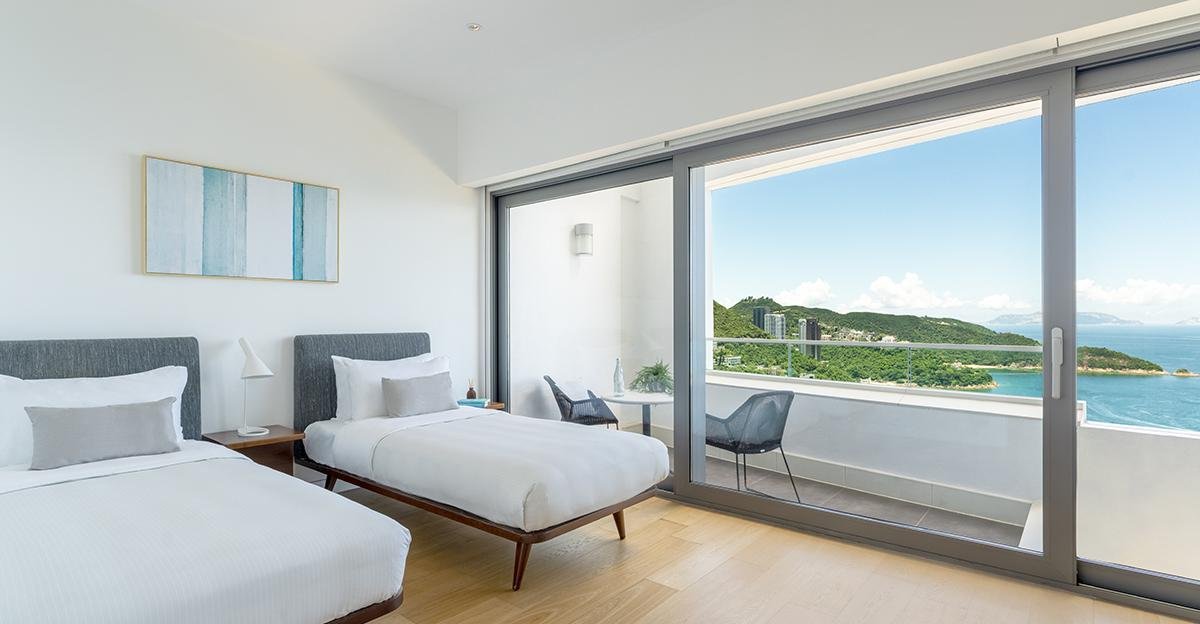 The Repulse Bay Serviced Apartments Twin Bed