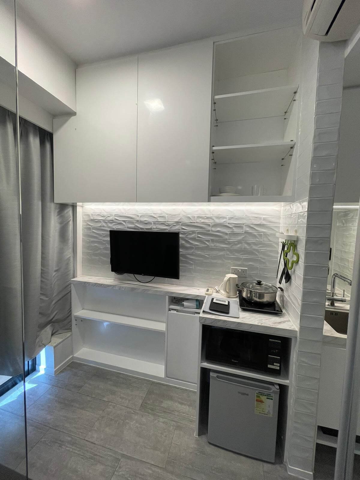 The Unit Happy Valley Tech Studio Pantry Serviced Apartment