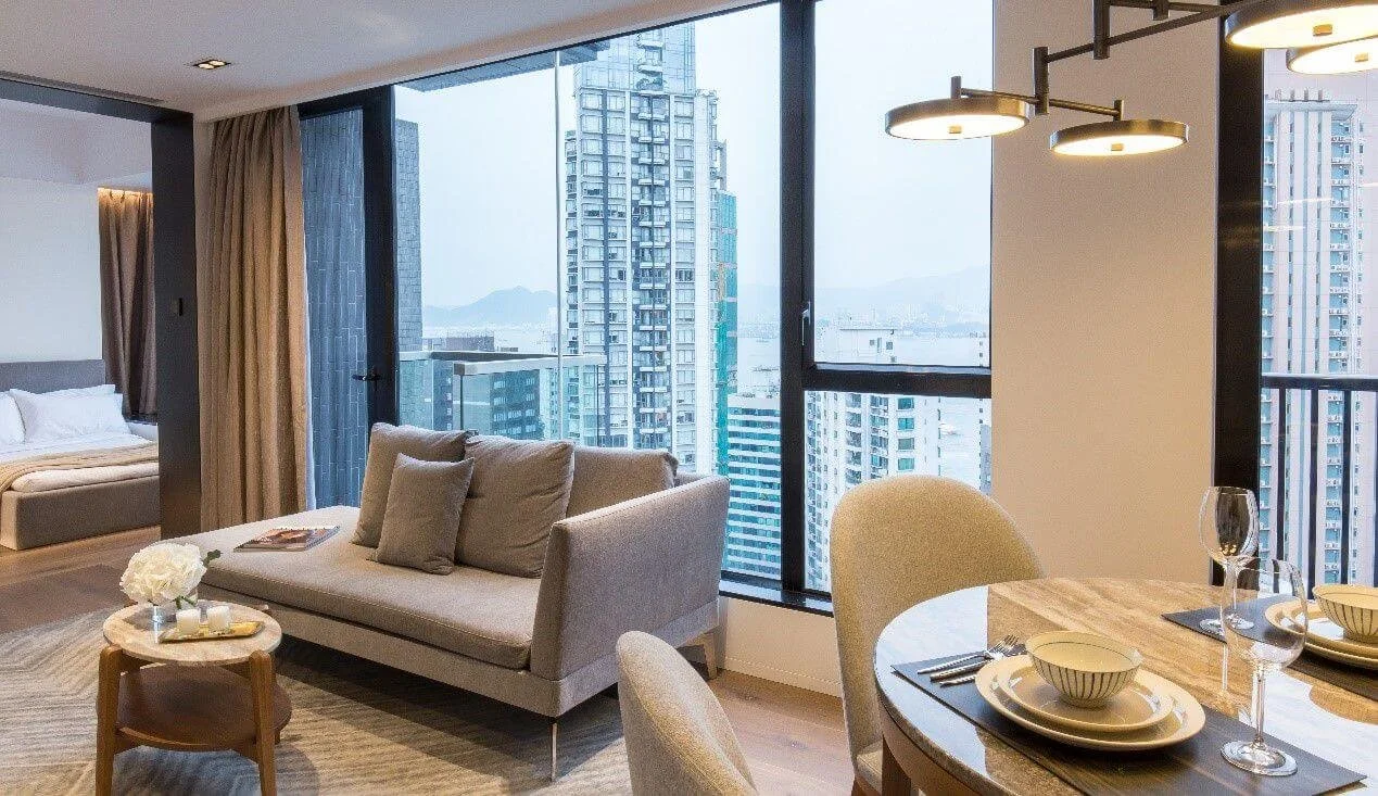 Beak Lane Living Room Serviced Apartment Central