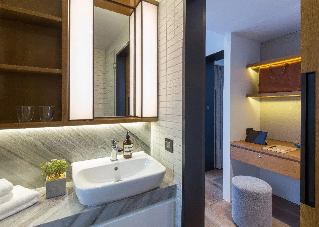 Beak Lane Living Bathroom Serviced Apartment Central