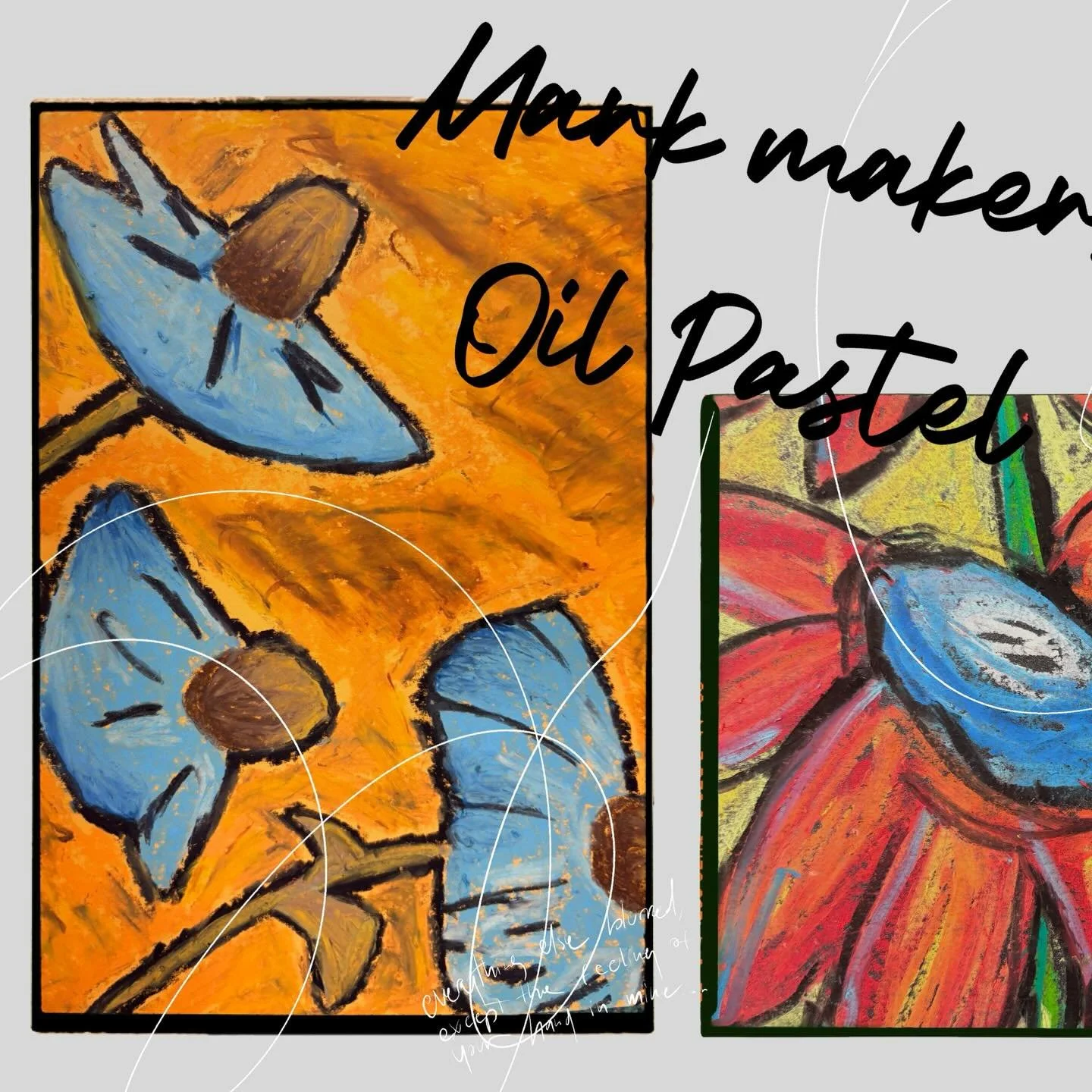 Mark Makers kicked off last night and what a start it was 🙌

Over the next few weeks, these young artists will explore pencil, pen, paint pens&hellip; and this week we dived straight into oil pastels 🎨

Bold marks, personal expression, experimentin