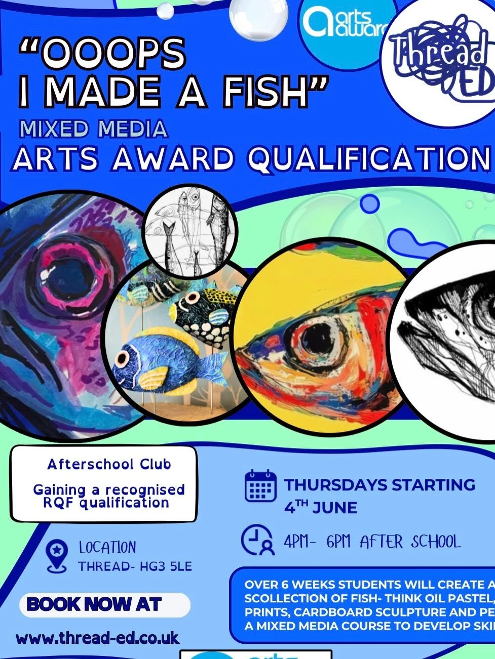 Two brand new courses just landed&hellip; and they&rsquo;re full of colour, creativity and a little bit of chaos (the good kind) 🎨 starting in June with our Mini Print Rebels! 

🐟 Oops&hellip; I Made a Fish!
6 weeks of hands-on, get-stuck-in creati