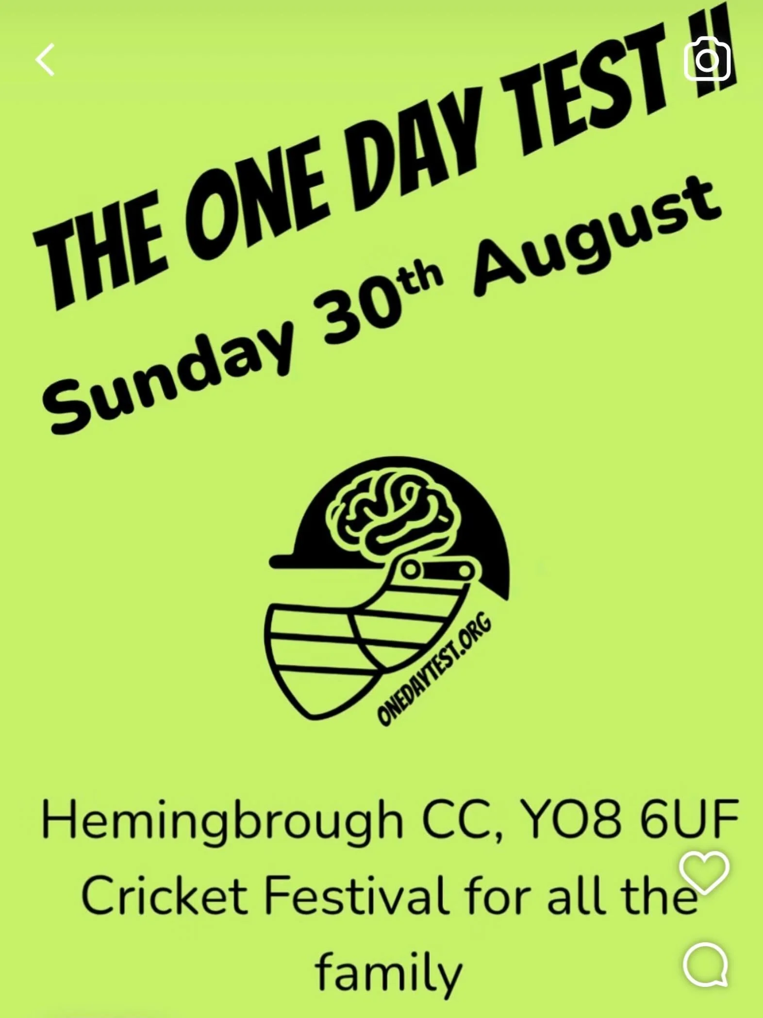 @Thread, we believe creativity, connection and conversations matter. That&rsquo;s why we&rsquo;re proud to be supporting @theoneday_test and their incredible work raising awareness around men&rsquo;s mental health.

Take a look 👀

A fantastic day ou