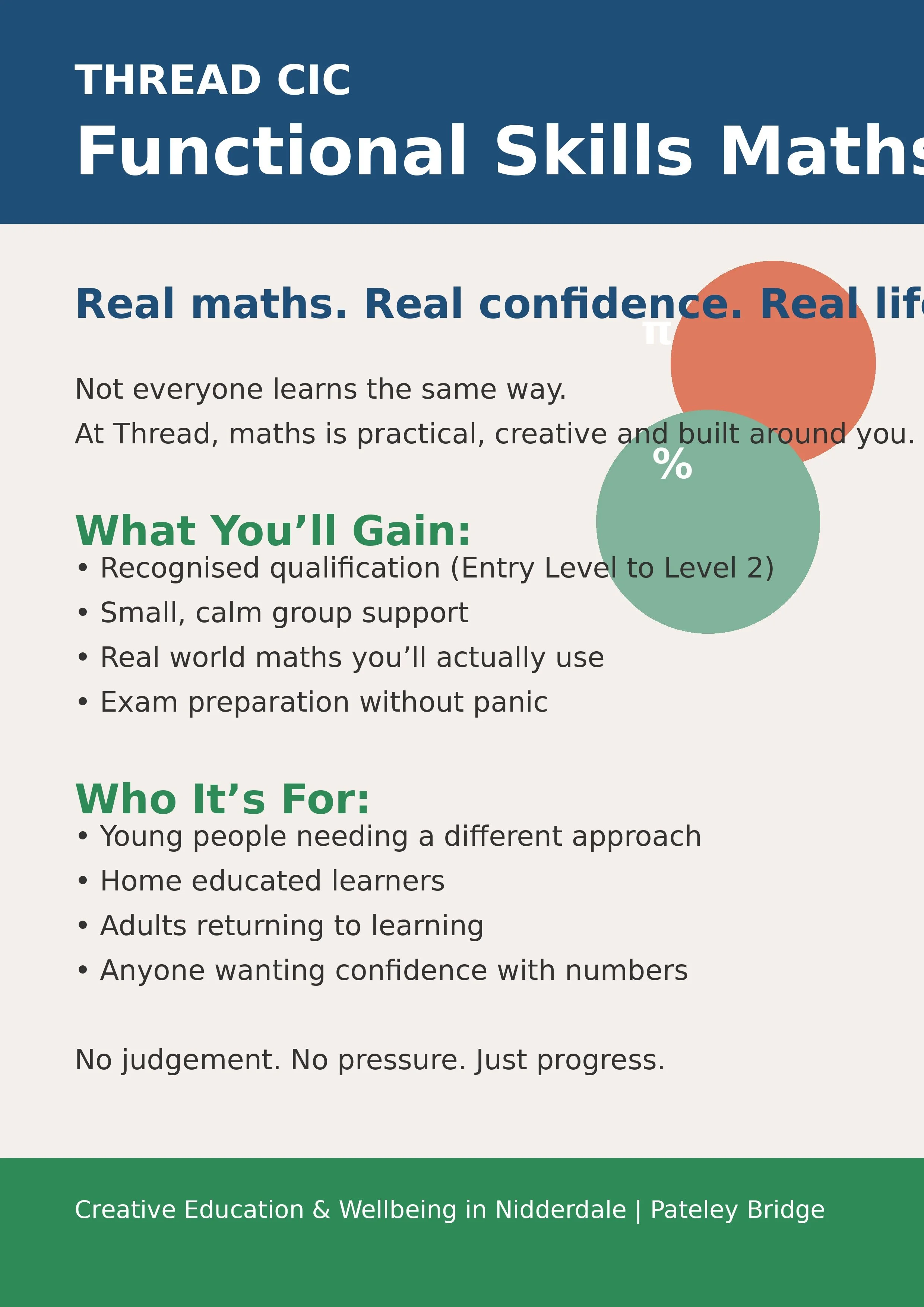 Functional Skills - Maths - Over 18