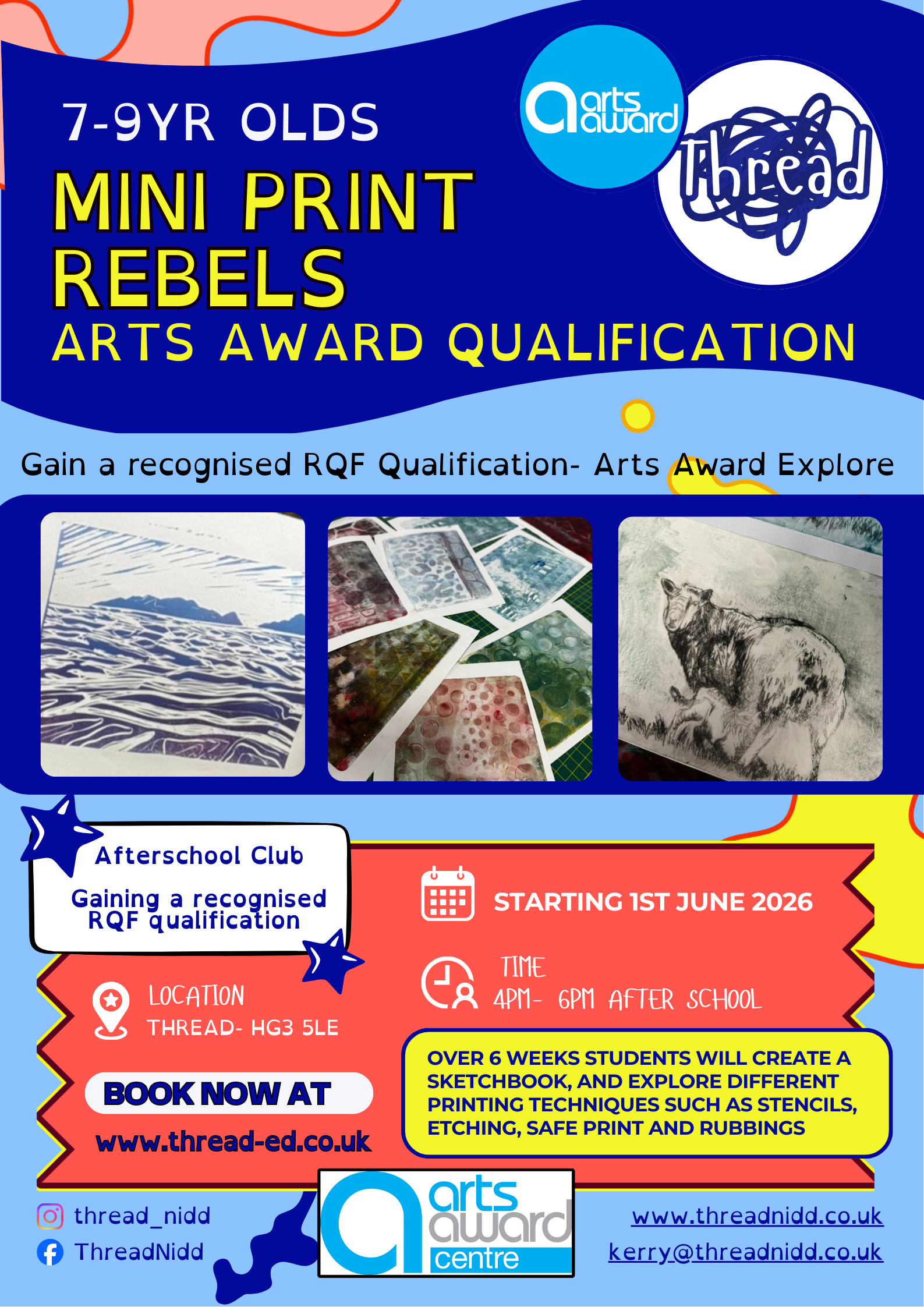 Mini Print Rebels Ages 7-9 years