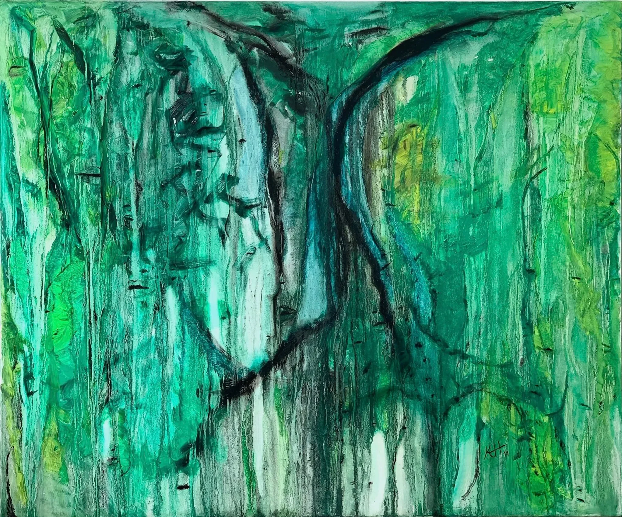 Summer greens at sunset