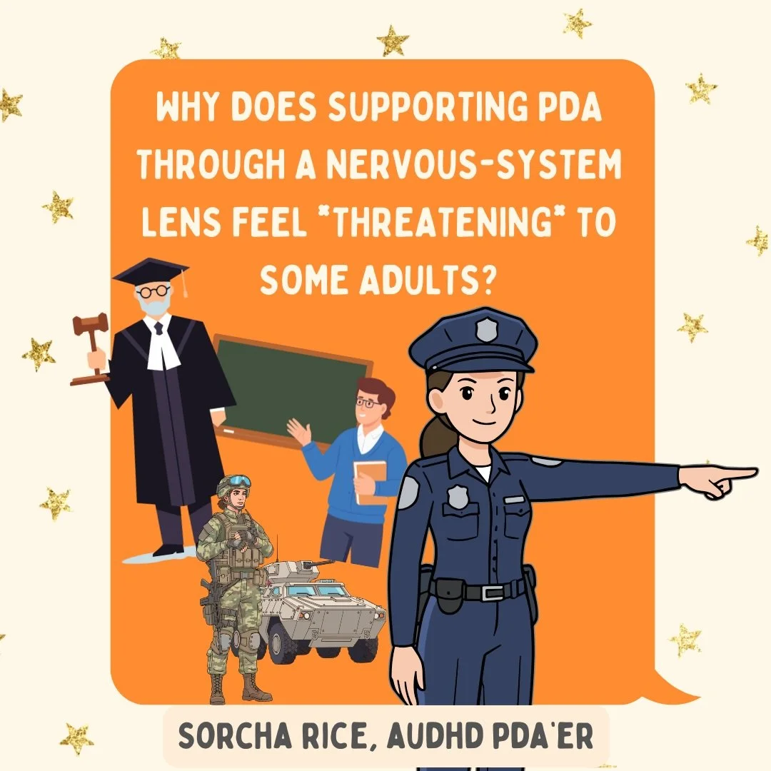 I don&rsquo;t think most parents, teachers, or professionals who struggle with nervous-system-led PDA support are uncaring.

I think many have spent their lives surviving through structure, rules, and predictability, often without realising that&rsqu