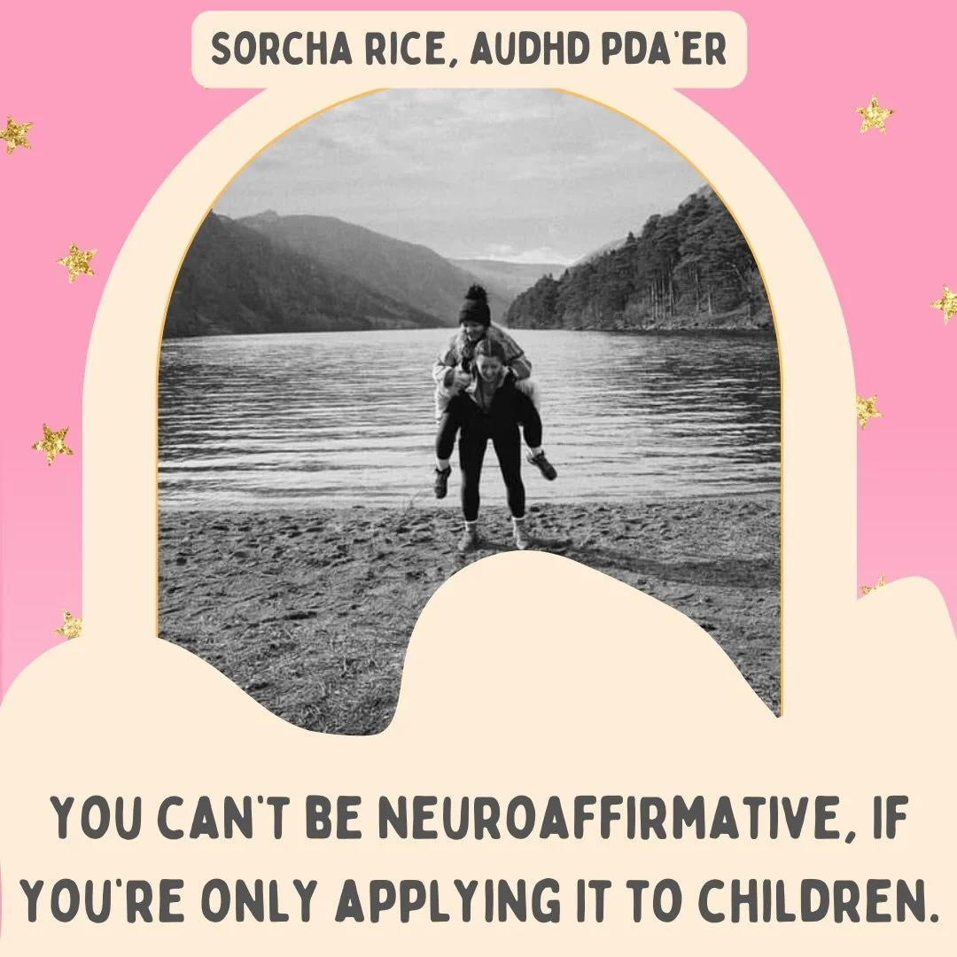 ✨Child-led, neuroaffirmative practice through a PDA lens isn&rsquo;t just about children.It&rsquo;s about how you treat everyone.✨

It looks like listening first.
Validating lived experience.
Sharing the why behind your beliefs and decisions without 
