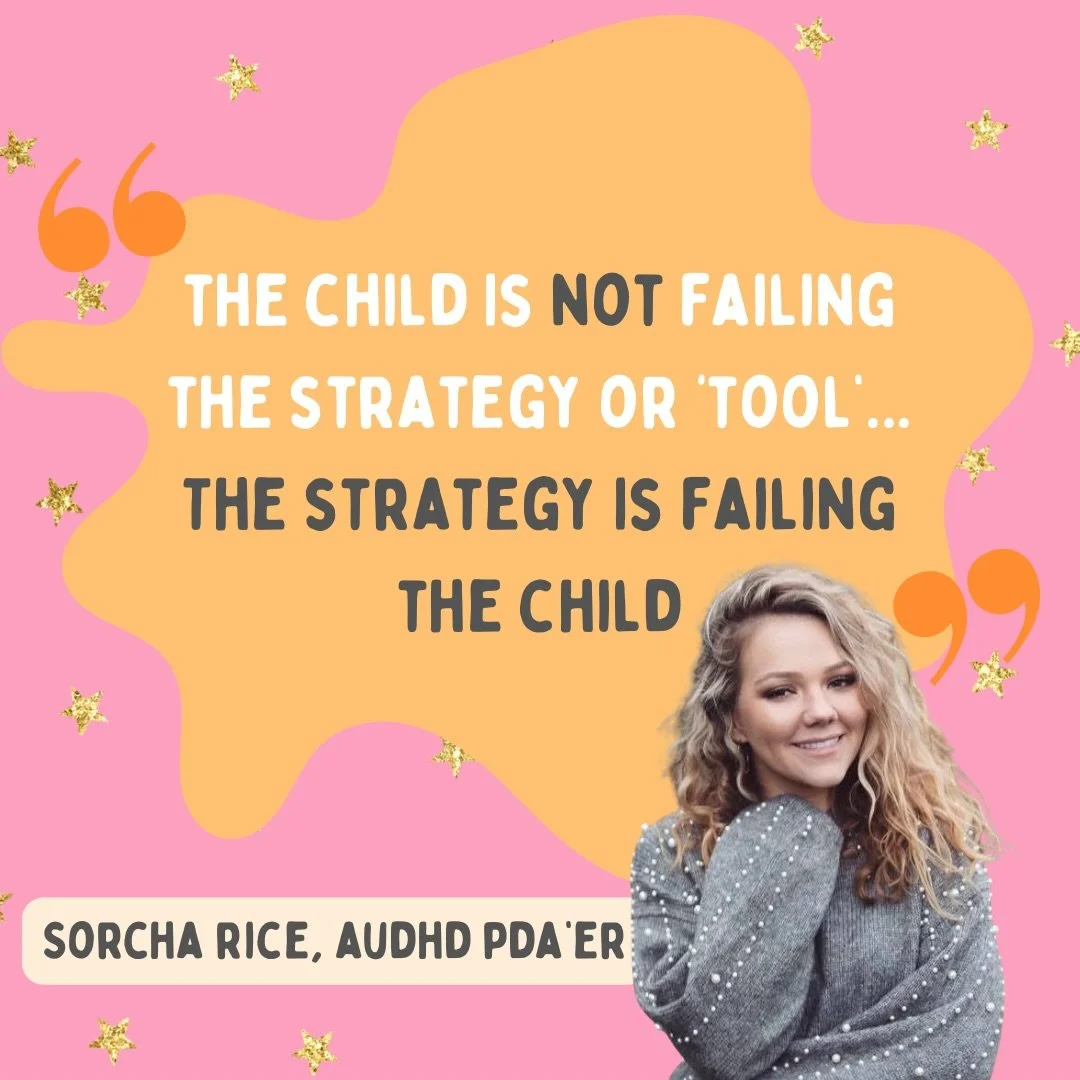 The child is not failing the strategy or the &ldquo;tool&rdquo;&hellip;
the strategy is failing the child.

As OTs, our role isn&rsquo;t to make the child fit the support, it&rsquo;s to step back and look at the bigger picture.

✨ What is the environ