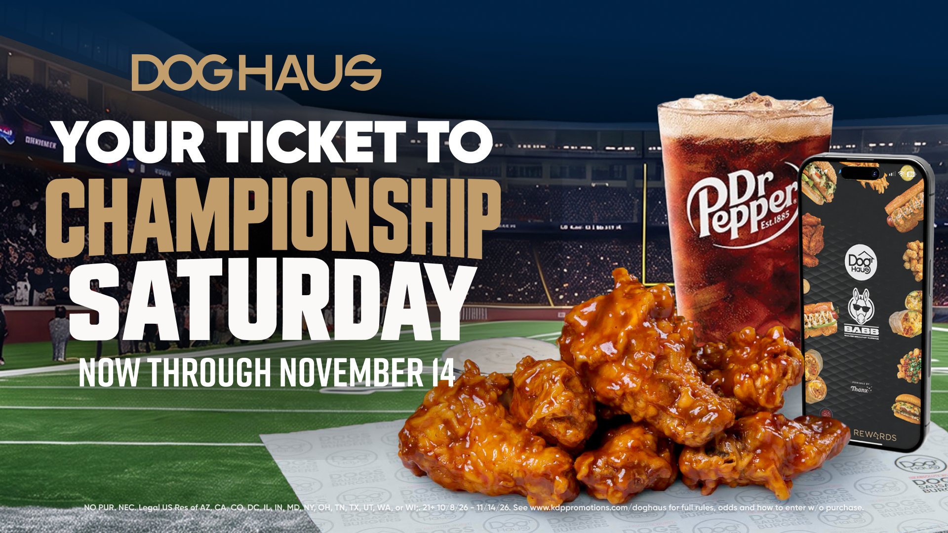 Dr Pepper College Football Sweepstakes