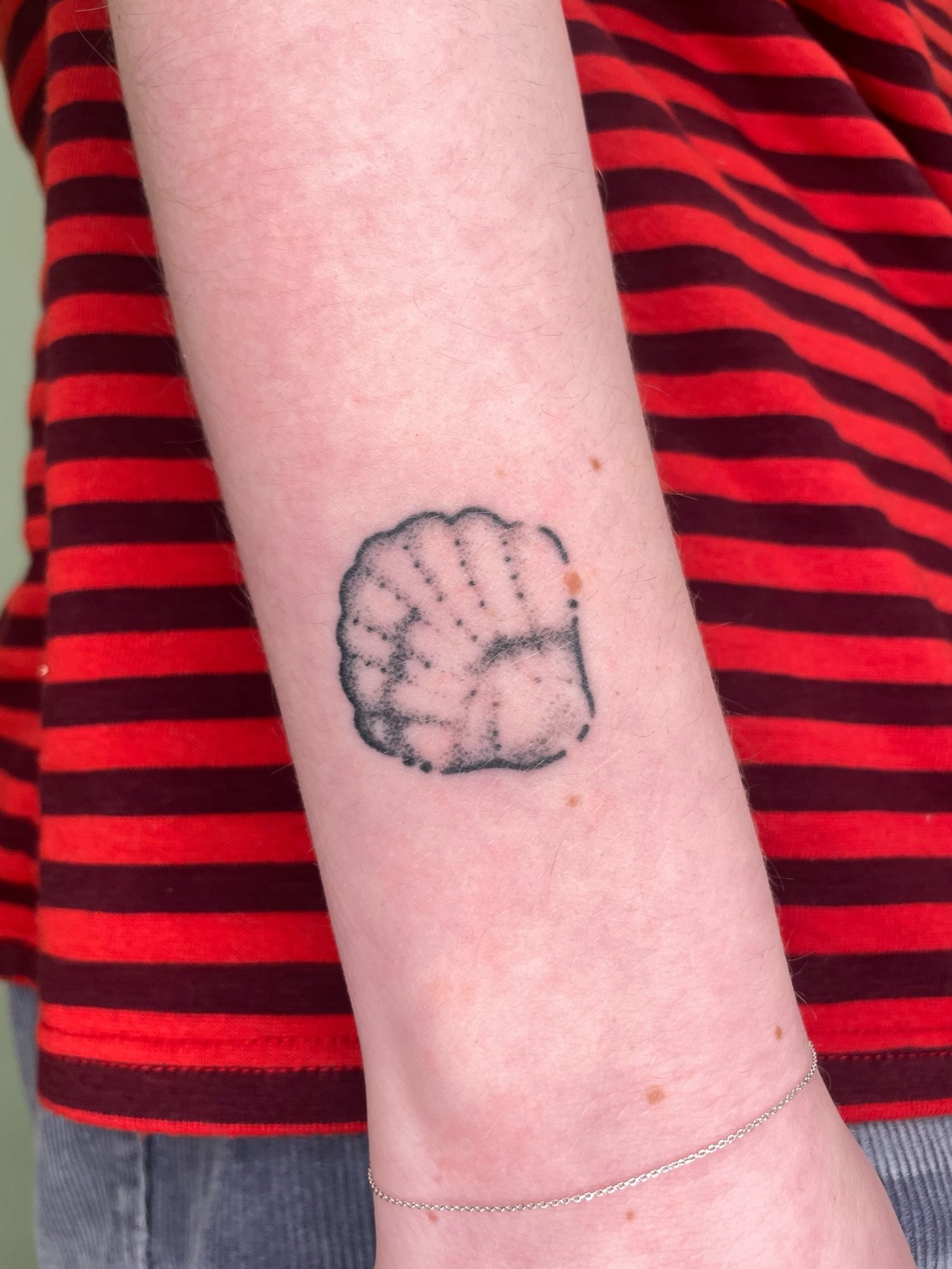 A selection of heals on Milly :)

Shell and stars are 4 months healed, kitty cats are 11 months!

#stickandpoke #handpoke #healedtattoos