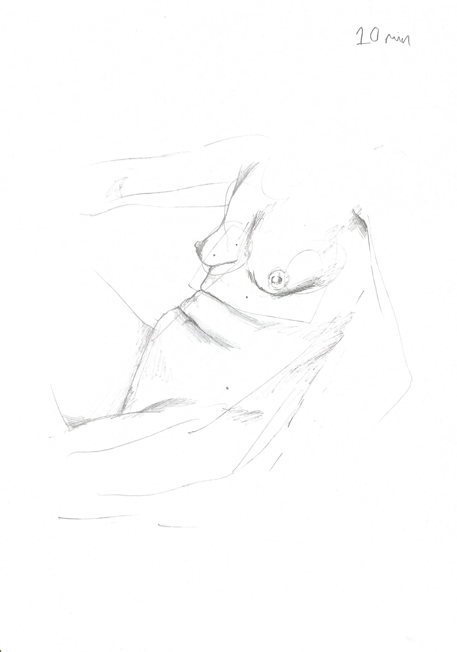 "life drawing"
Graphite pencil on paper, A4
