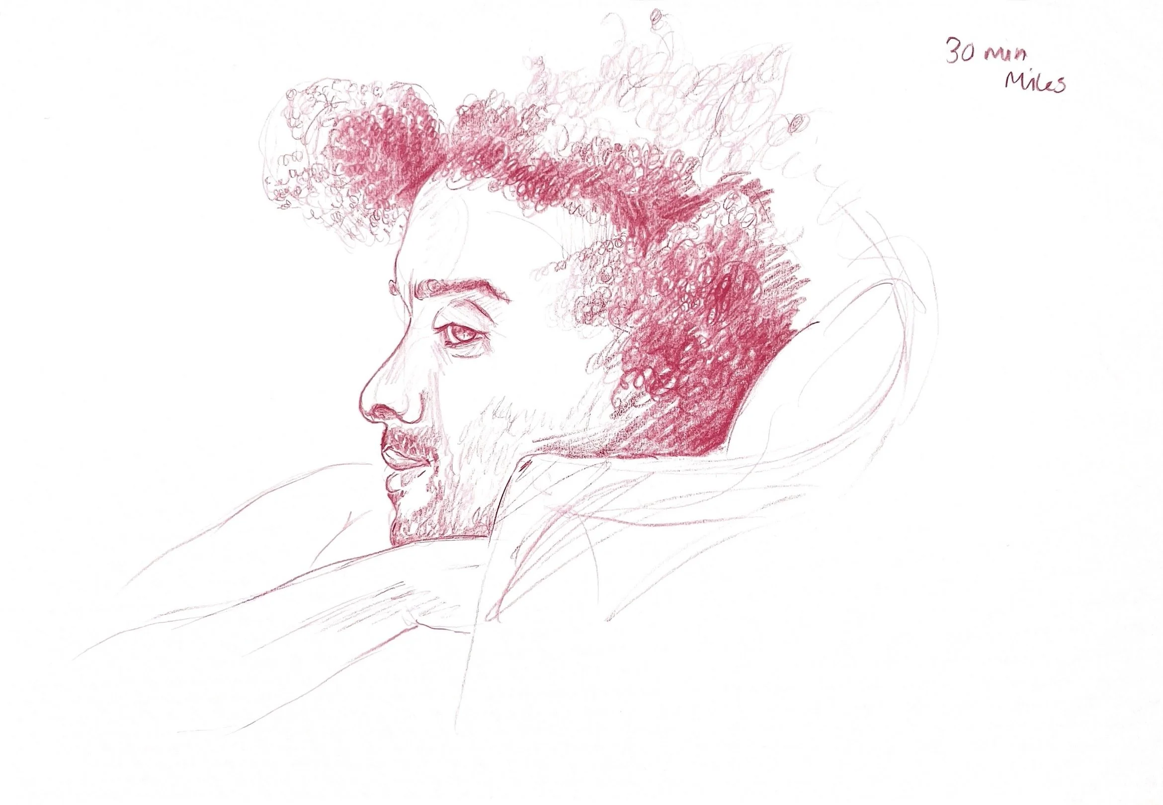 "life drawing"
Coloured pencil on paper, A3