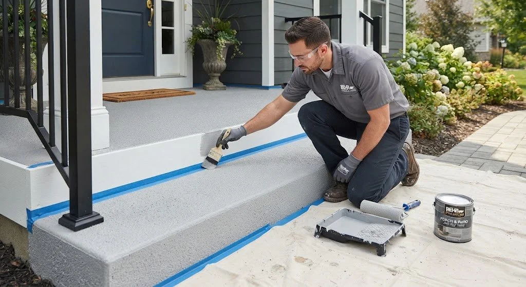 How to Paint Concrete Porches Safely