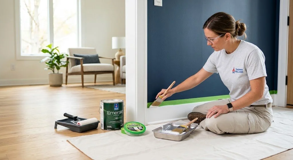 Perfect Baseboard Paint Lines