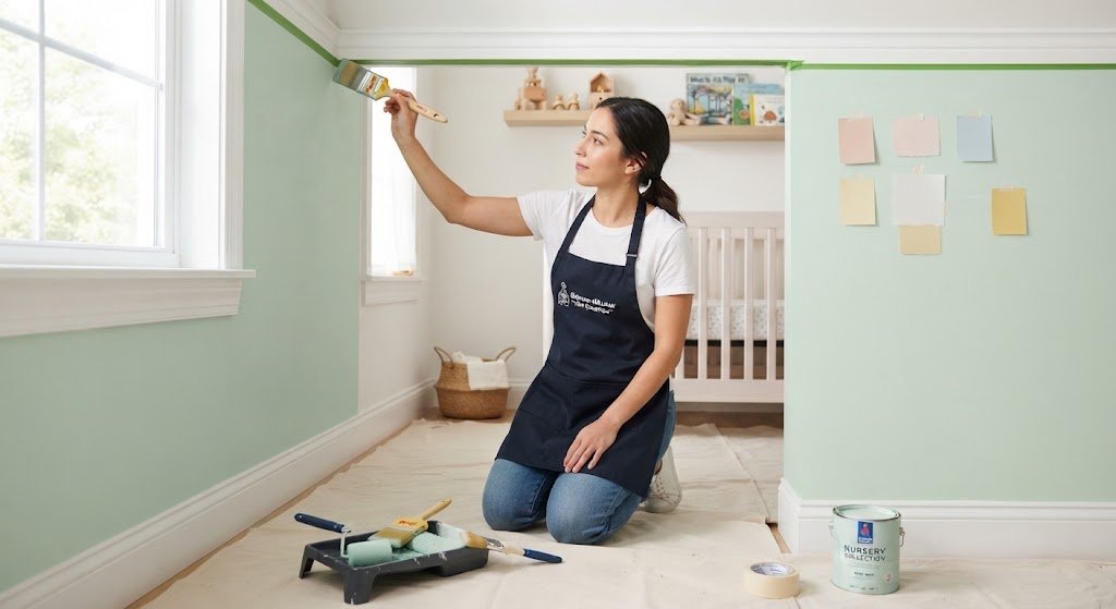 How to choose the perfect paint color for a nursery or kids bedroom