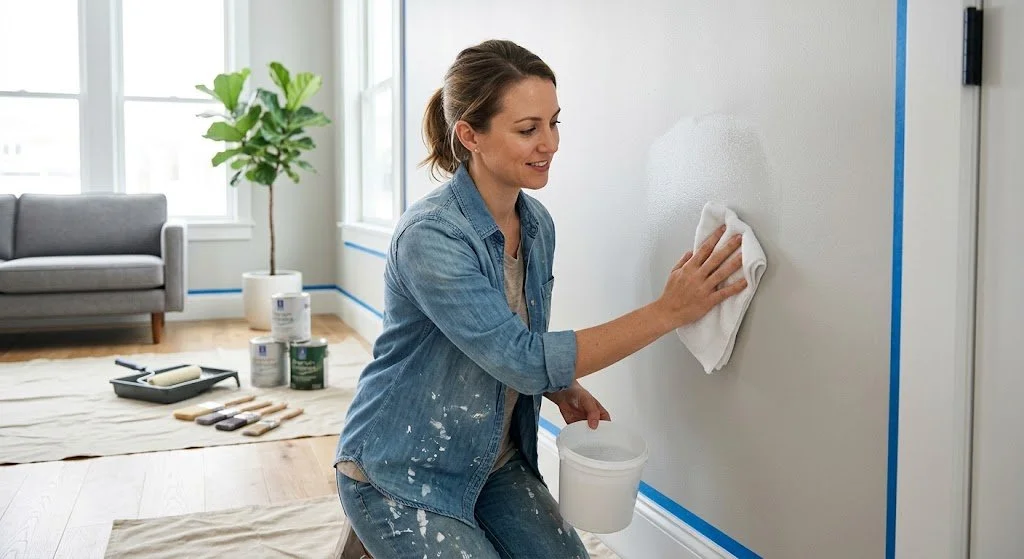   How to wash your painted walls without ruining the paint finish