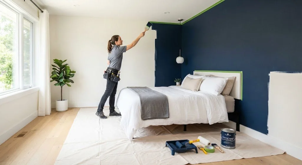 How to use an accent wall to change the feel of your master bedroom
