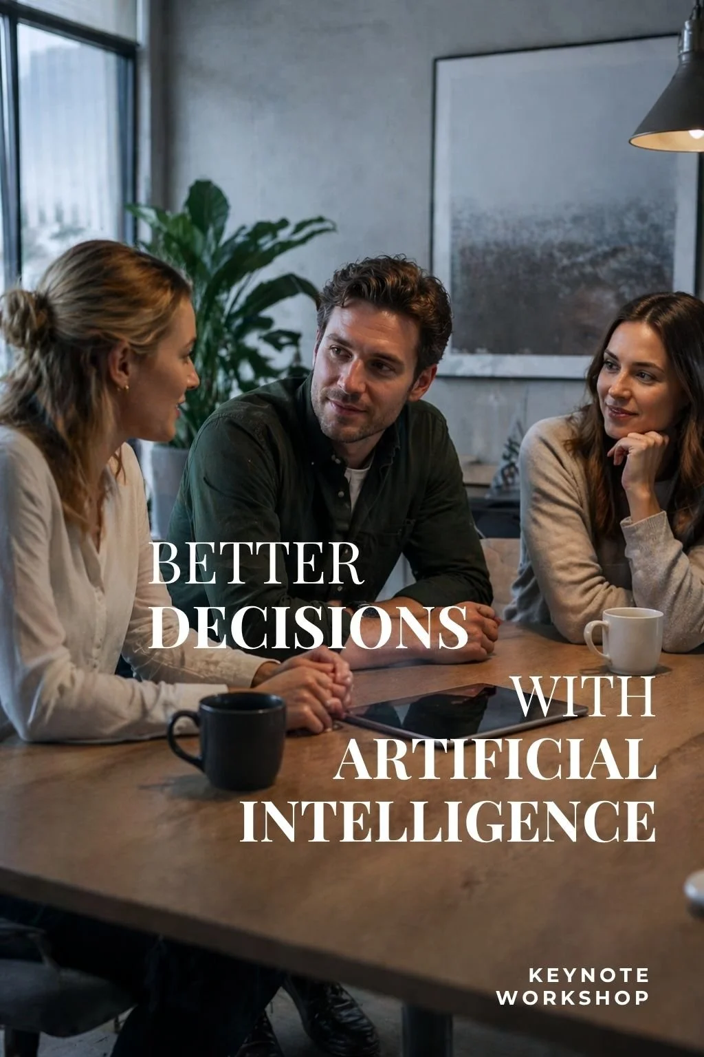 Better decisions with artificial intelligence - Keynote and workshop by Christian Byrge