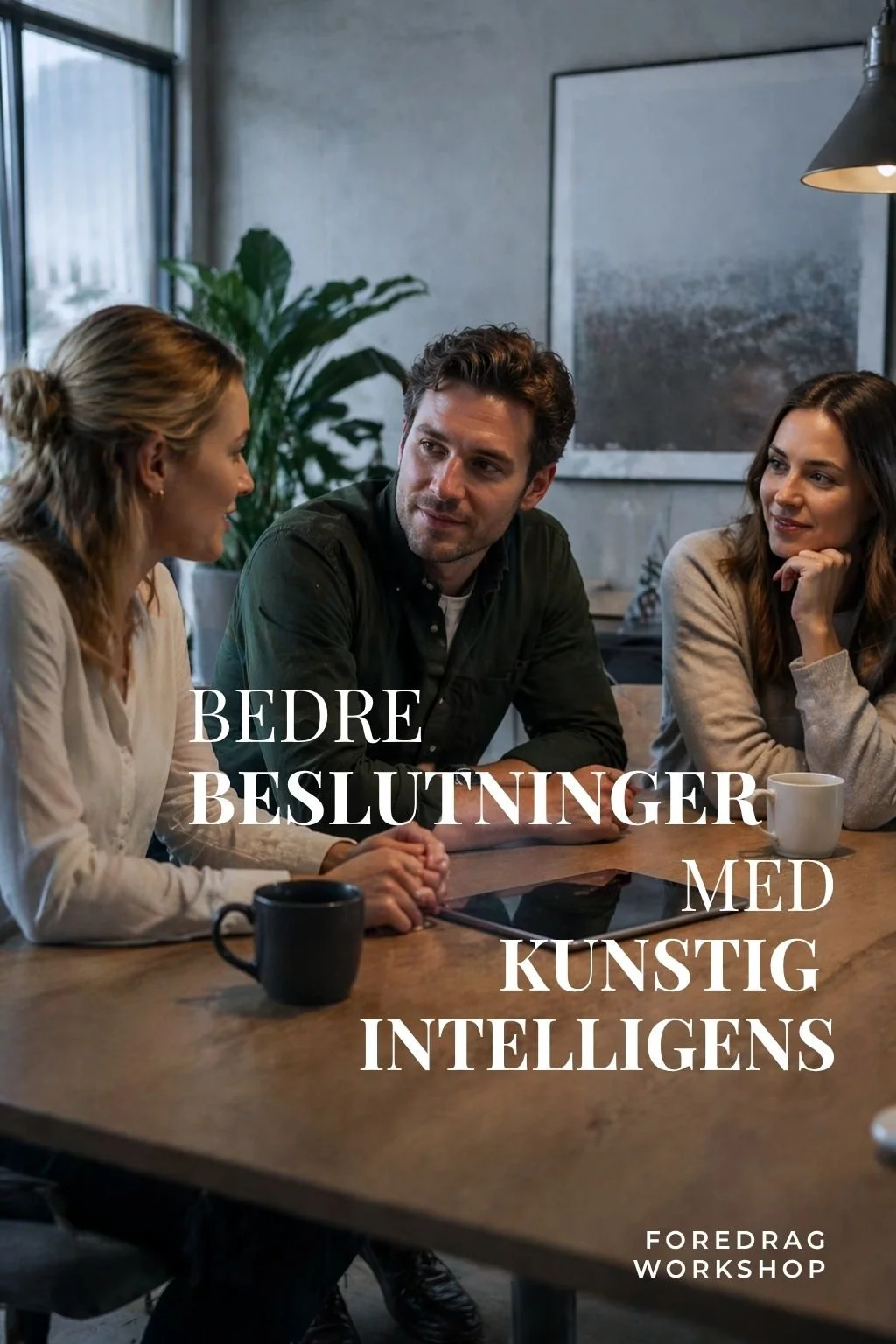 Bedre beslutninger med kunstig intelligens - Foredrag og workshop med Christian Byrge