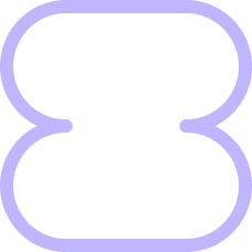 Eine abstrakte Grafik mit einer violetten Kontur.