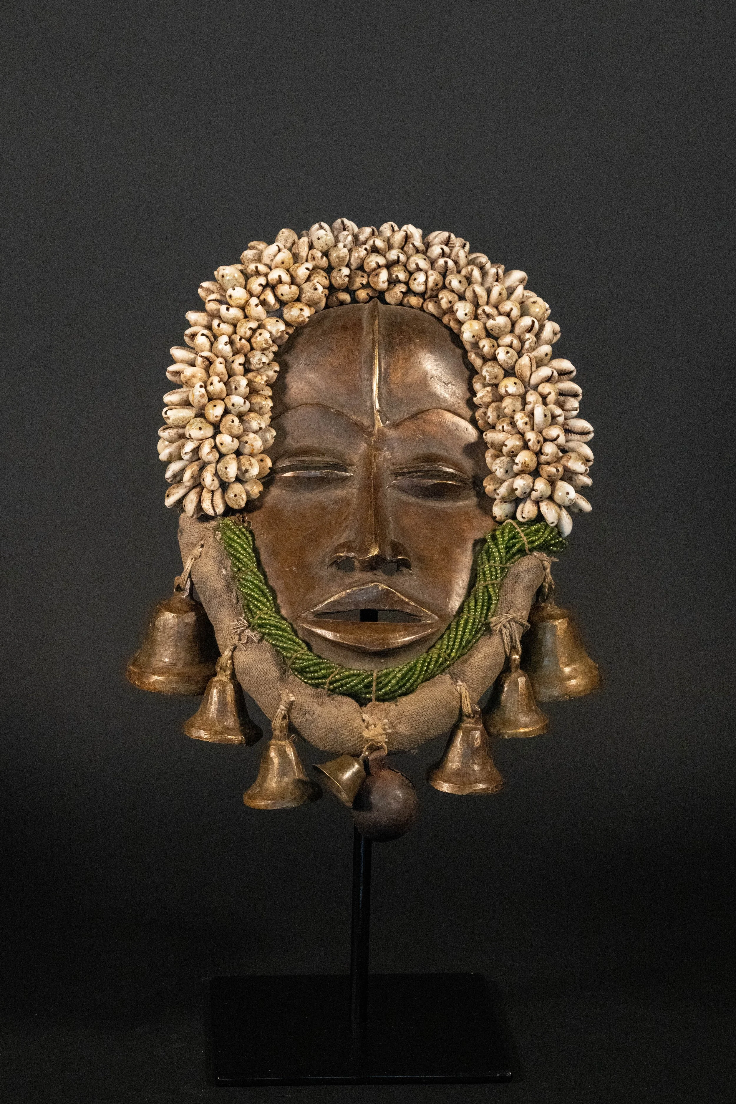 Dan–We–Guéré Metal Mask, Liberia / Côte d’Ivoire Border Region