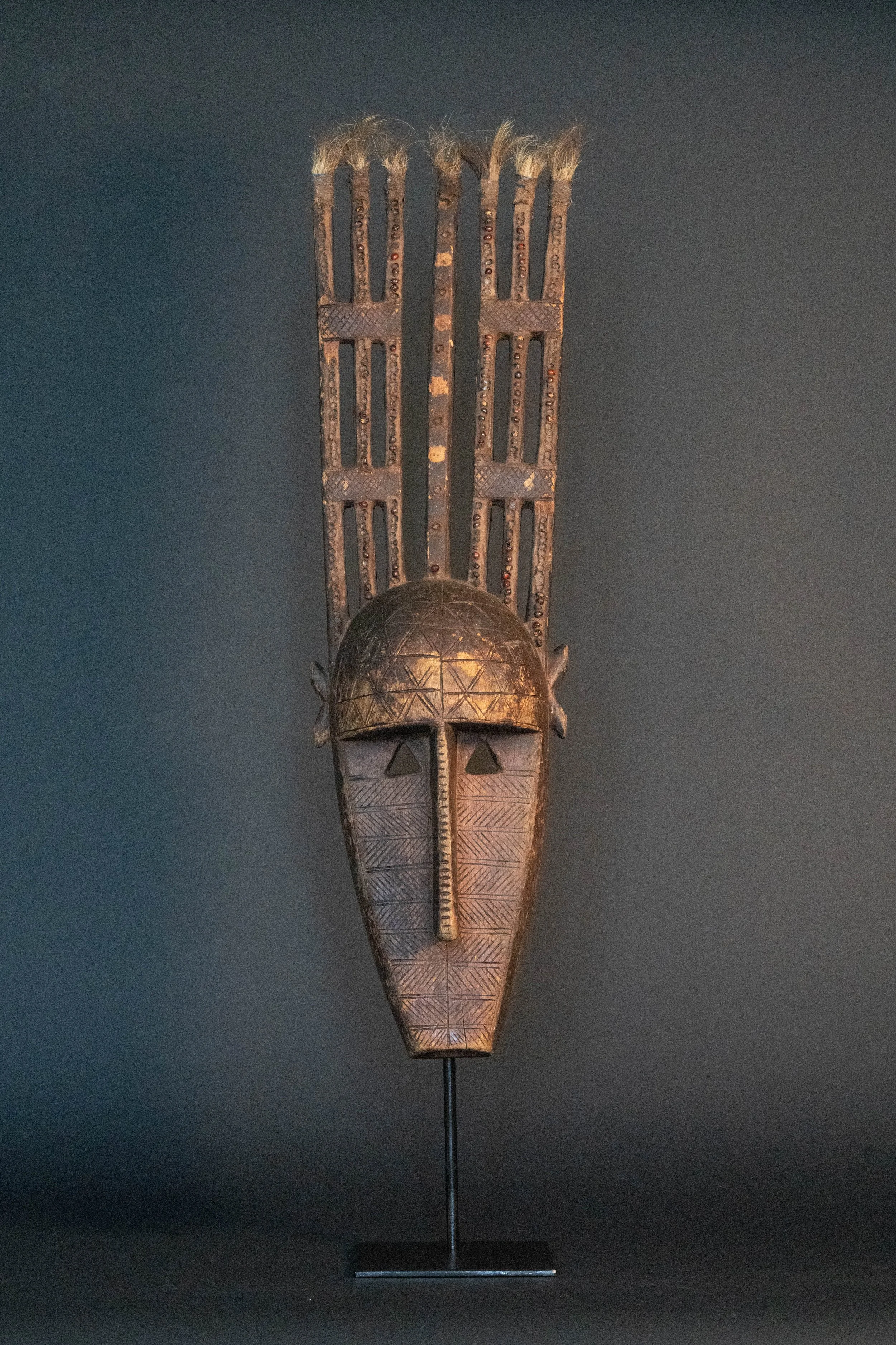 Bamana (Bambara) N’tomo Initiation Mask, Mali