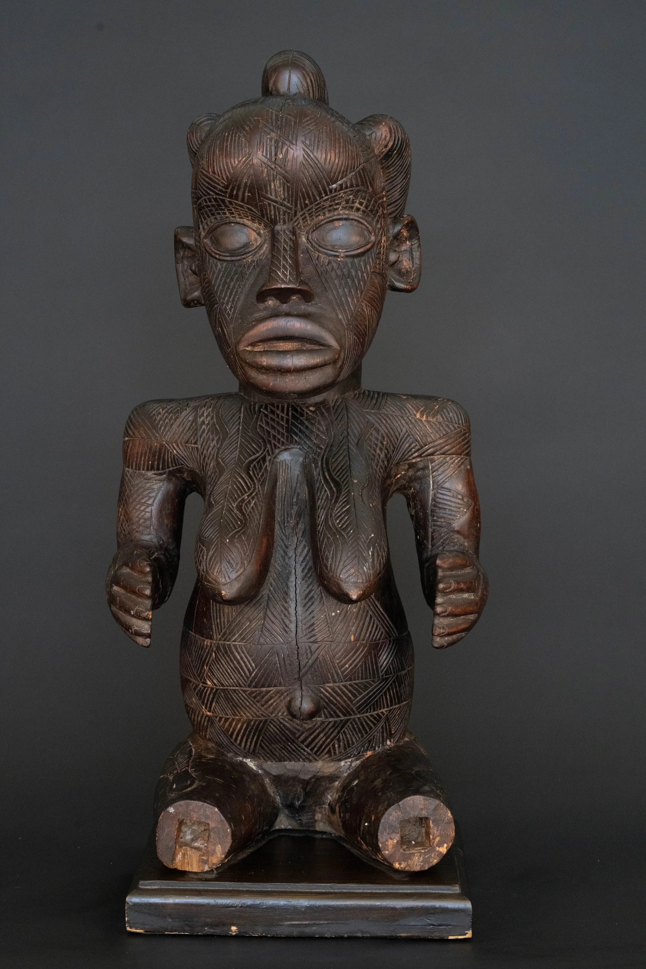 Bassa Seated Female Figure, Liberia