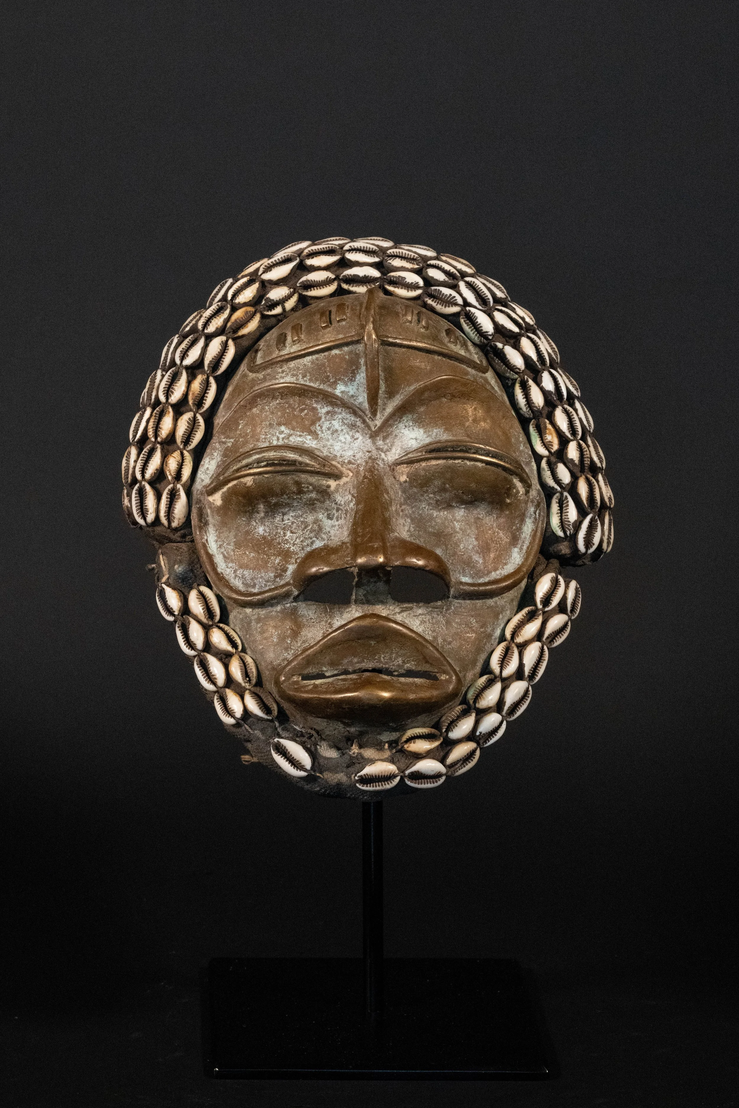 Dan / Mano / Gio - Style Cast Metal Mask, Liberia / Côte d’Ivoire Border Region