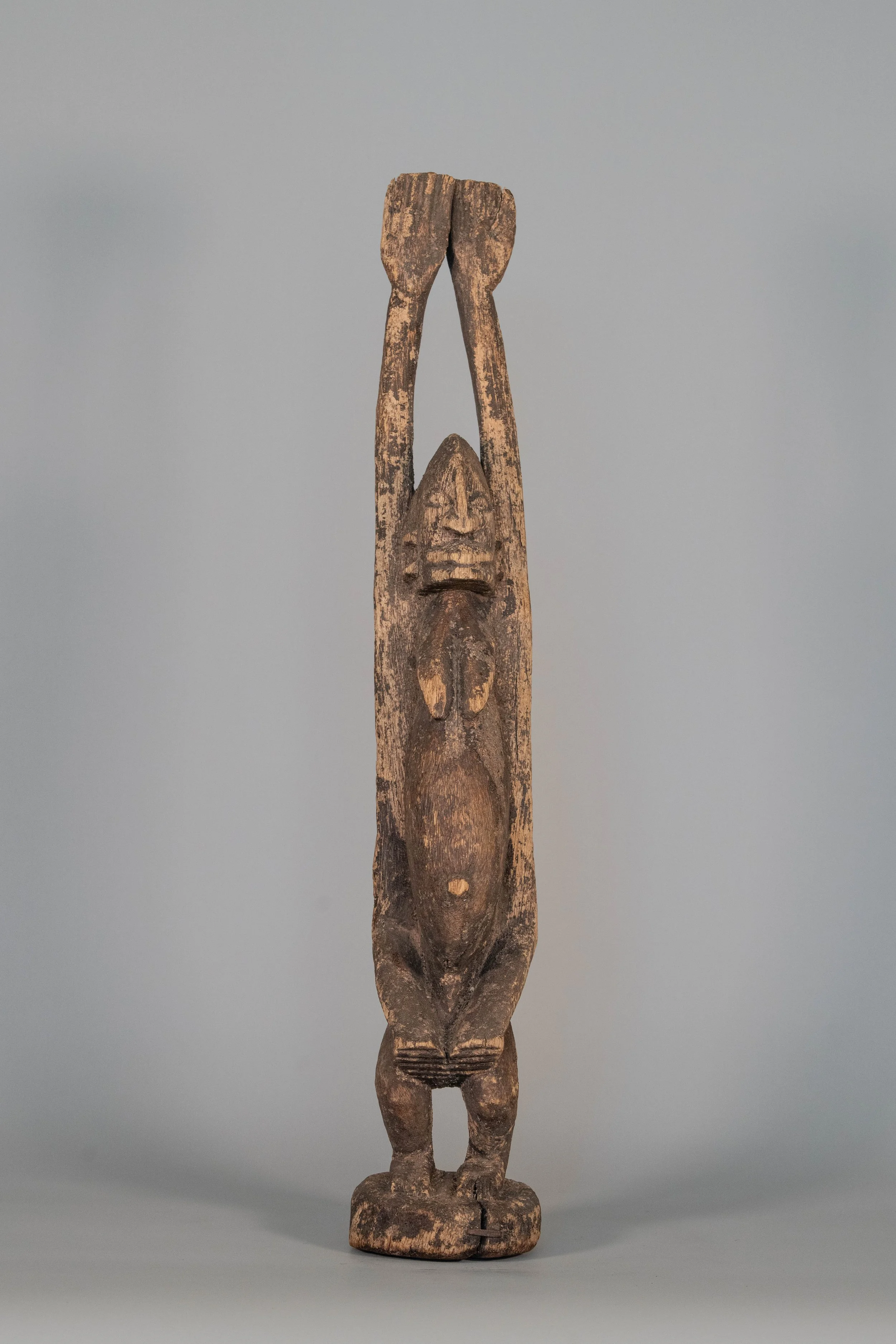 Standing Figure with Raised Arms — Dogon / Tellem Peoples, Mali