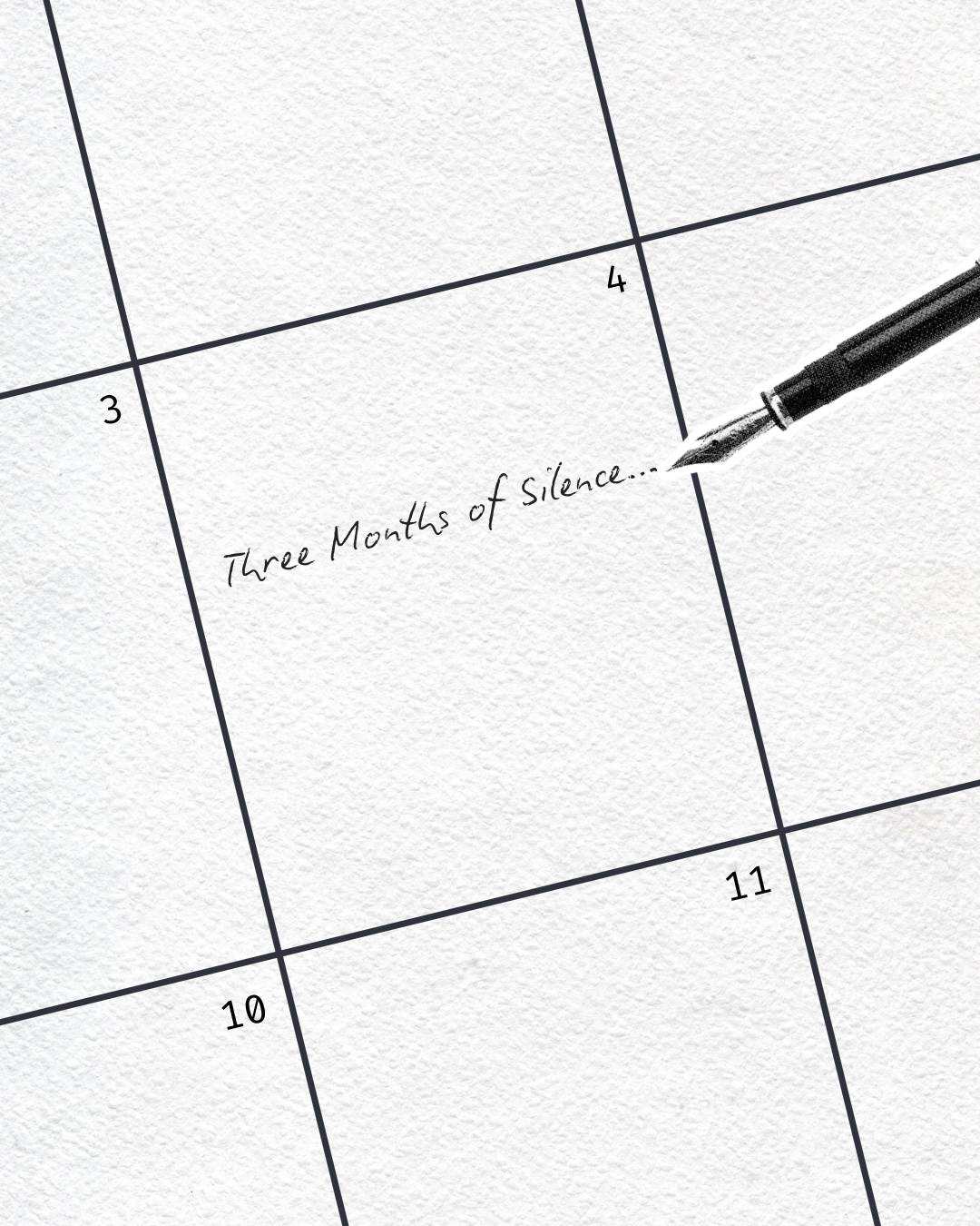 Three Months of Silence - The Reality of Writer's Block