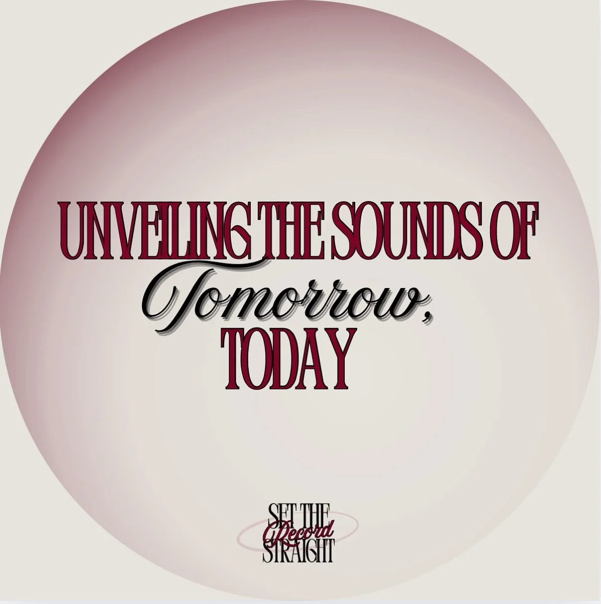 Set The Record Straight - unveiling the sounds of tomorrow, today.🎵&thinsp;&thinsp;
A space for independent artists to be heard and discovered.✨&thinsp;&thinsp;
&thinsp;&thinsp;
Coming Soon.&thinsp;&thinsp;
&thinsp;
#settherecordstraight #independen