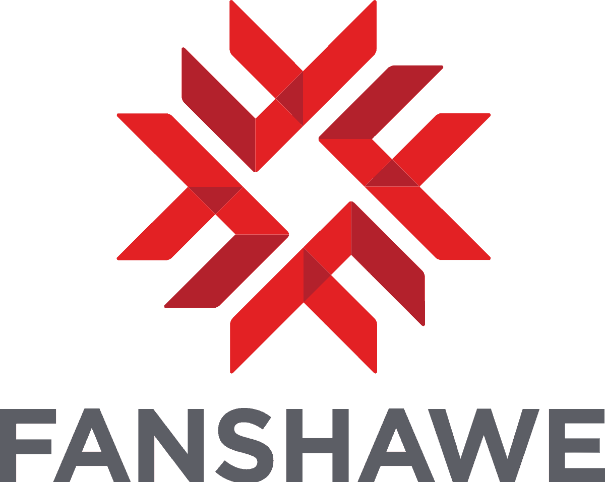 A geometric, symmetrical red and black logo with the text "FANSHAWE" below it.