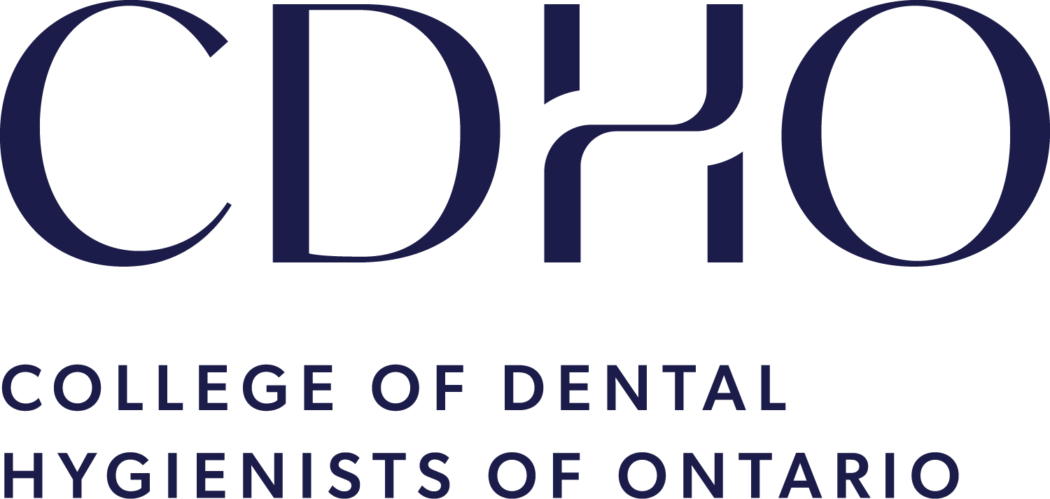 Logo for the College of Dental Hygienists of Ontario at CDTO.