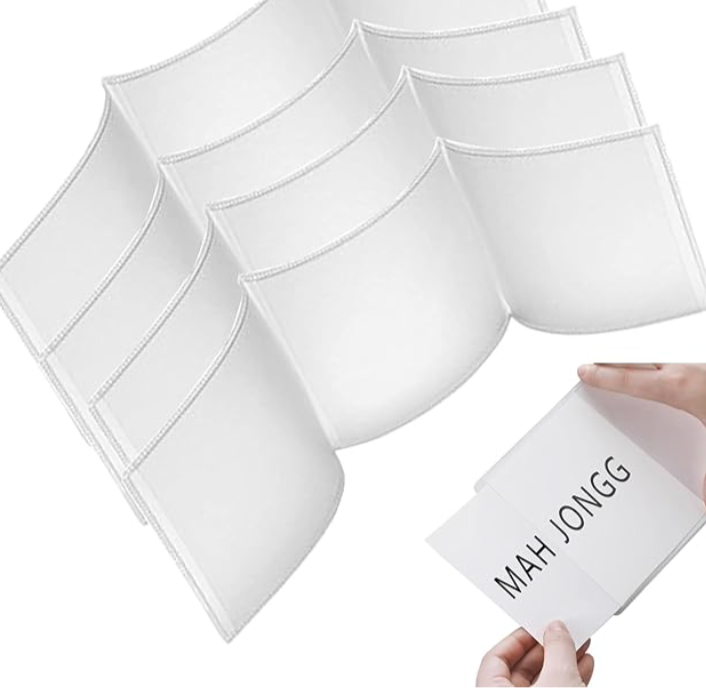 Large Print Mahjong Card Holder