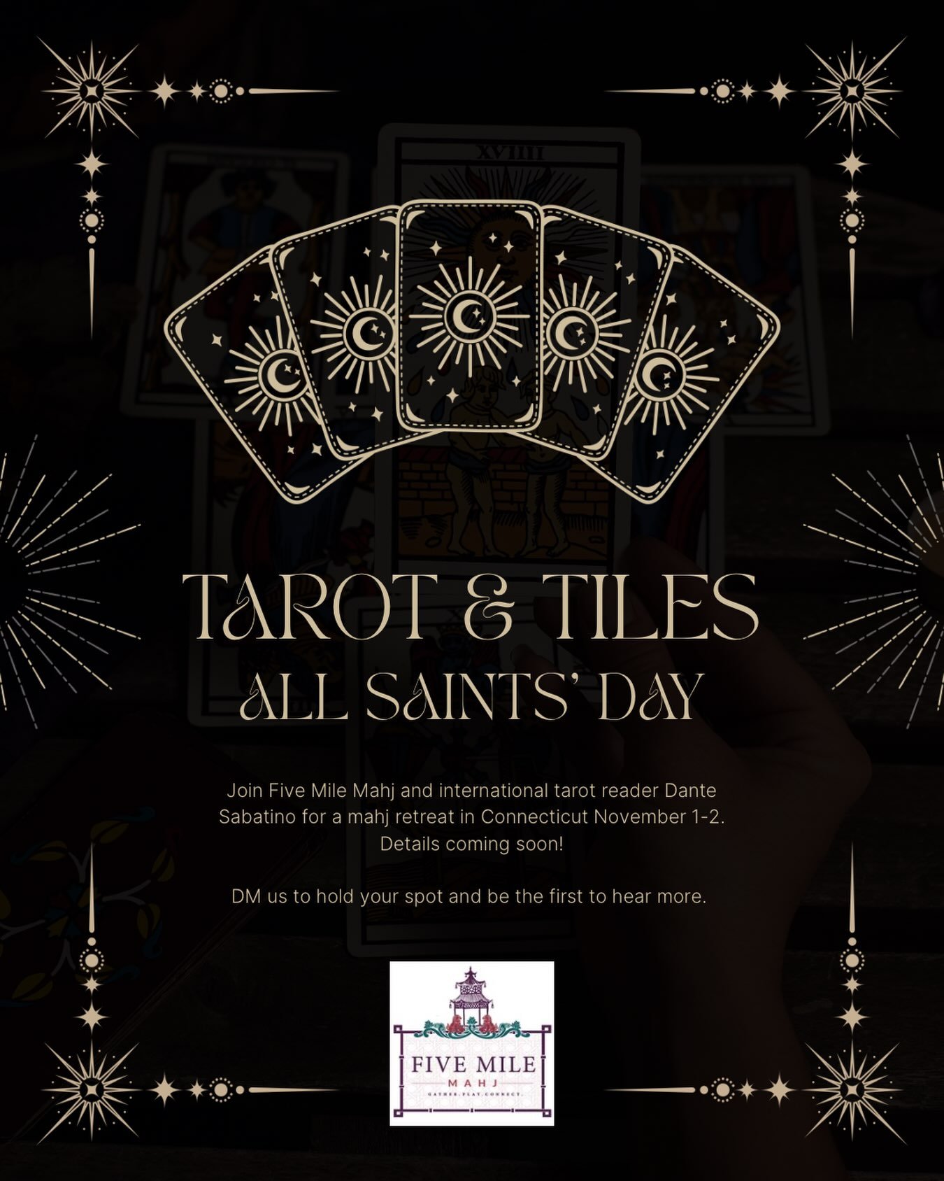 The only question is&hellip;will there be more jokers in my future? #mahjongretreat #tarotreading #mahjong #mahjongretreat #allsaintsday ✨ 🃏 🀄️ 🔮
