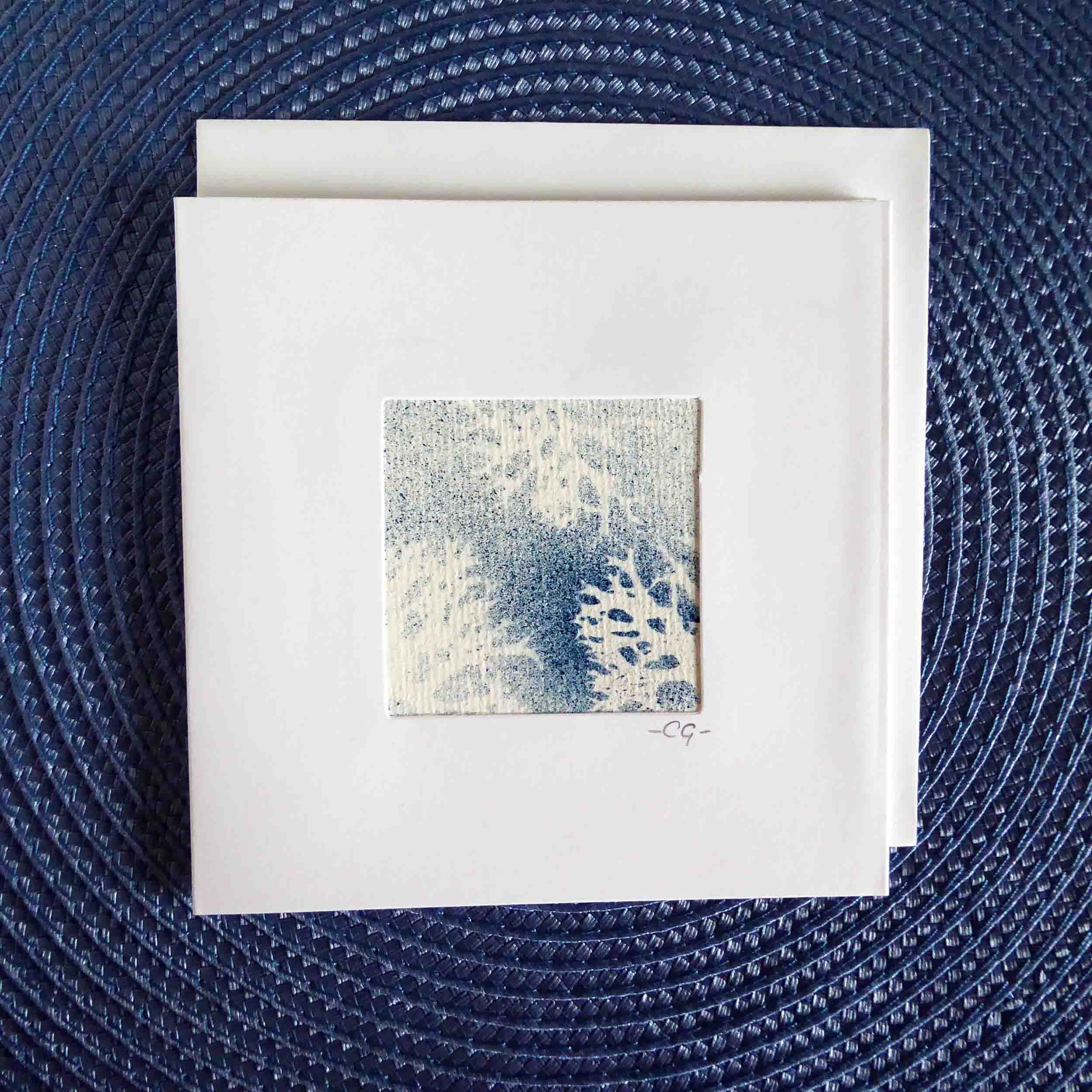 Lichen Cyanotype