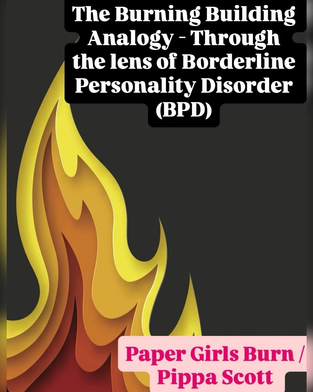 The Burning Building Analogy Through the Lens of Borderline Personality Disorder (BPD). 🔥

#upcomingbook #mentalhealthawareness #bpd #borderlinepersonalitydisorder #neurodiversity