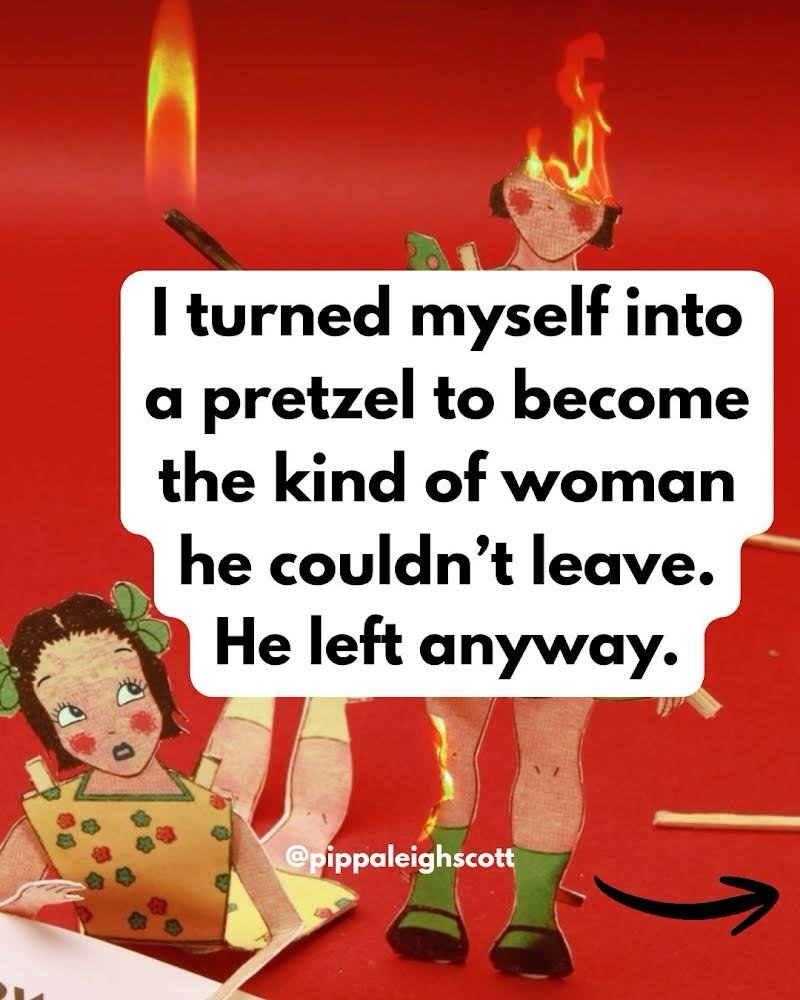 If you&rsquo;ve ever tried to be someone else to hold onto a man, come follow along and share your story. 

This community is for you. ❤️

#anxiousattachmentstyle #fearofabandonment #attachmentwounds #authenticself #healingcommunity